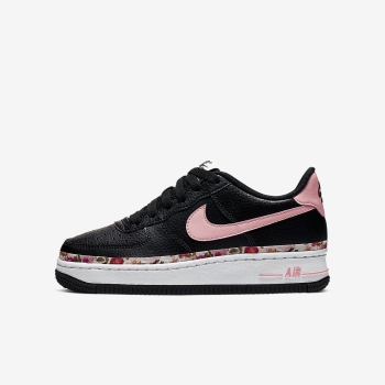 Nike Air Force 1 Vintage Floral - Sneakers - Sort/Hvide/Pink | DK-35240